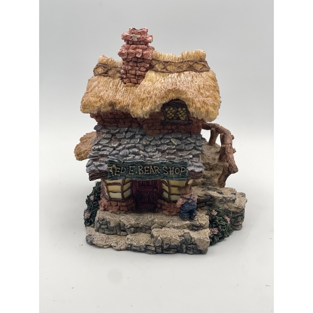 Boyds Bears Bearstones Ted E Bear Shop Cottage Figurine 2000 Hidden Scene